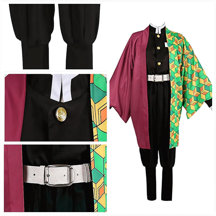 Halloween Anime Cosplay Costume and Outfits Set with Kimono Haori Jacket