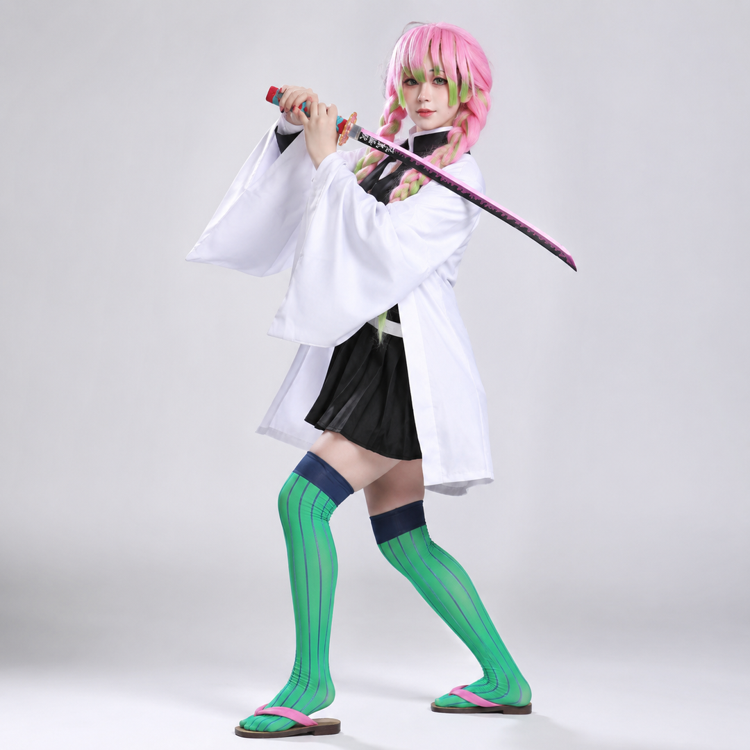 Halloween Anime Cosplay Costume and Outfits Set with Kimono Haori Jacket