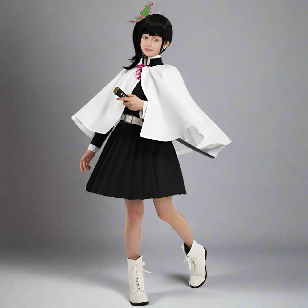 Halloween Anime Cosplay Costume and Outfits Set with Kimono Haori Jacket
