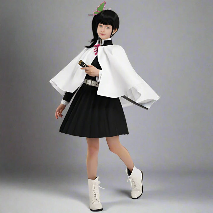 Halloween Anime Cosplay Costume and Outfits Set with Kimono Haori Jacket
