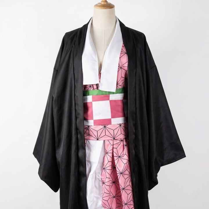 Halloween Anime Cosplay Costume and Outfits Set with Kimono Haori Jacket
