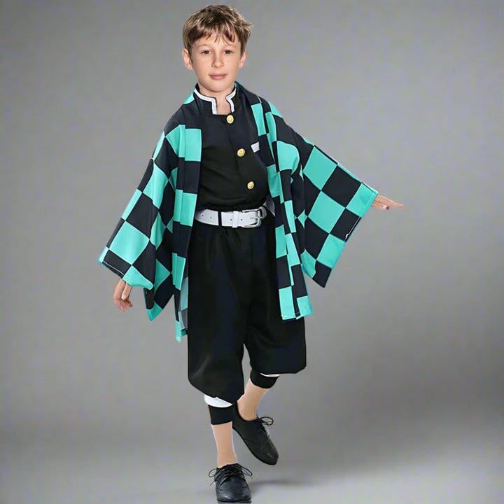 Halloween Anime Cosplay Costume and Outfits Set with Kimono Haori Jacket