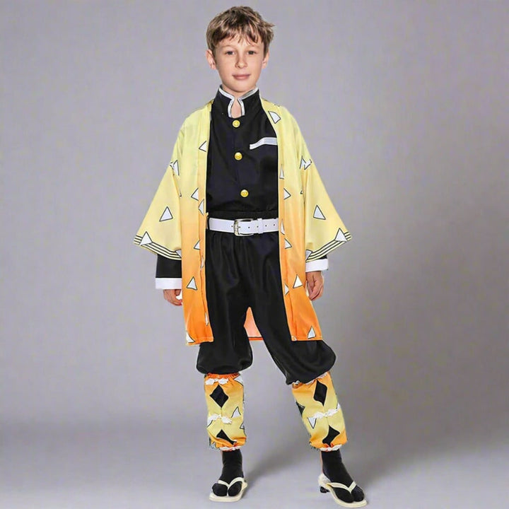 Halloween Anime Cosplay Costume and Outfits Set with Kimono Haori Jacket