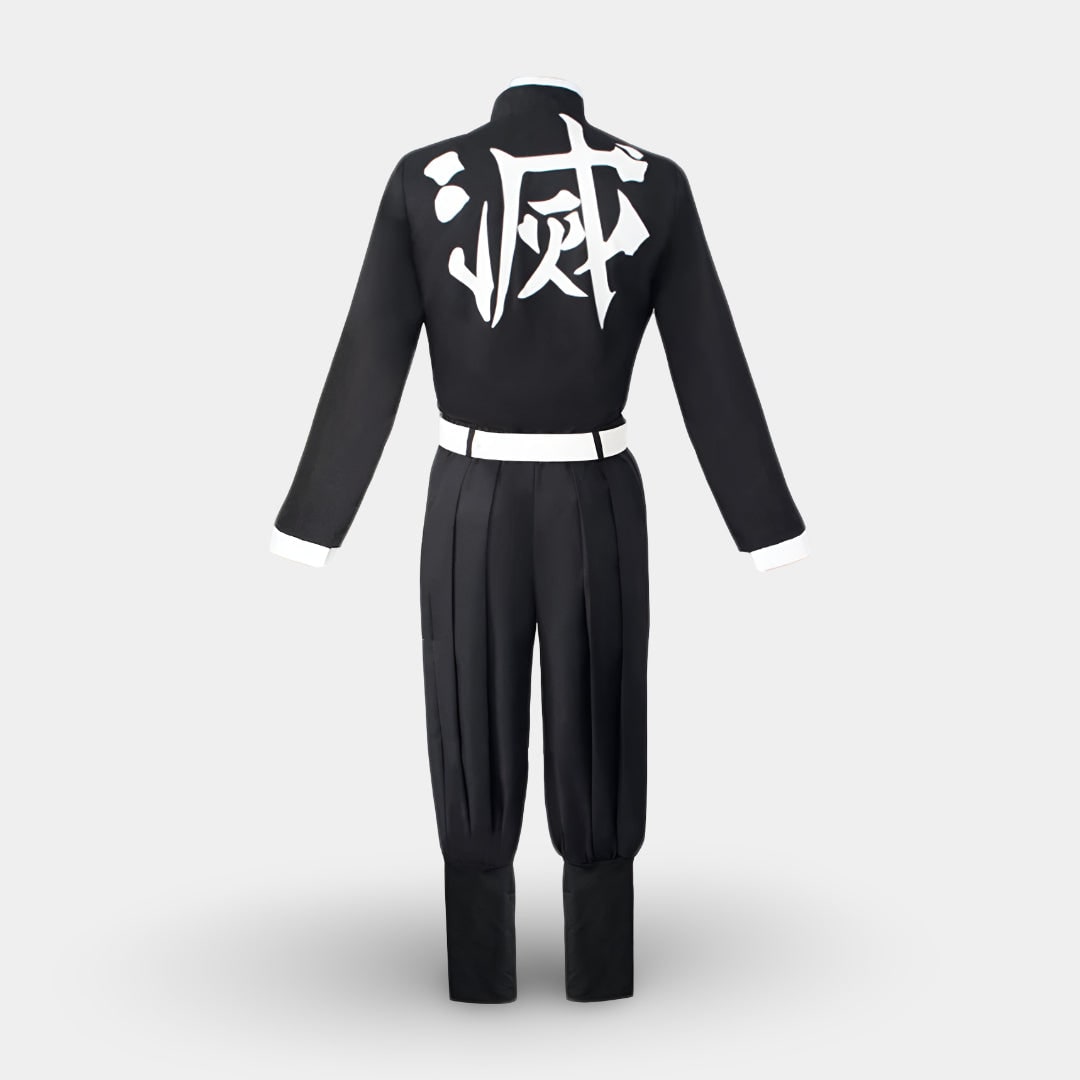 Halloween Anime Cosplay Costume Warrior with Flame Cape and Character Outfit Set