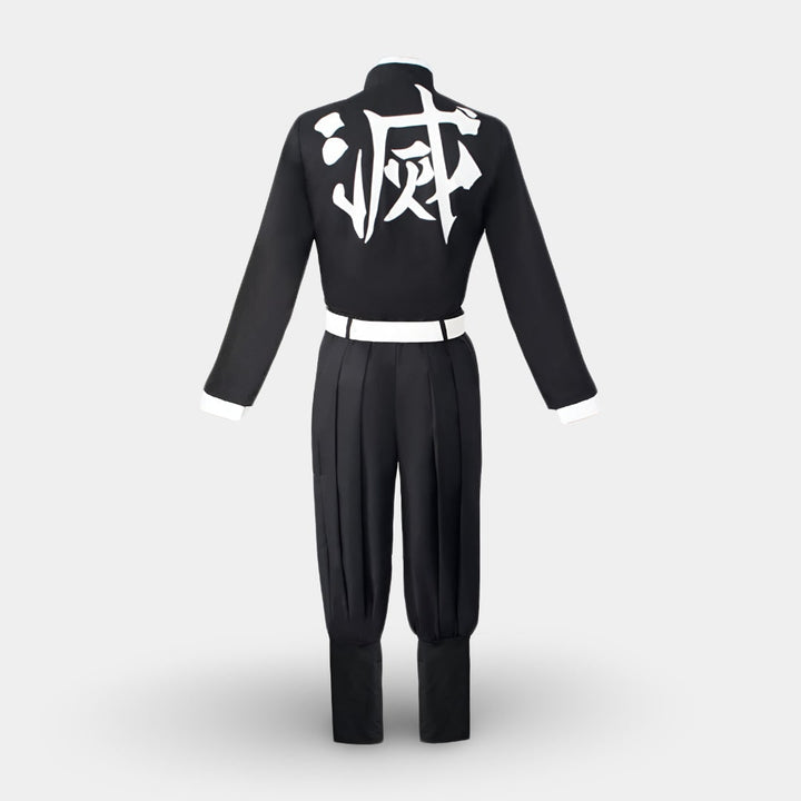 Halloween Anime Cosplay Costume Warrior with Flame Cape and Character Outfit Set