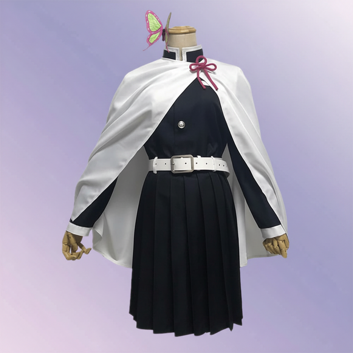 Halloween Anime Cosplay Costume with Haori Jacket and Character Design Multi-Piece Set