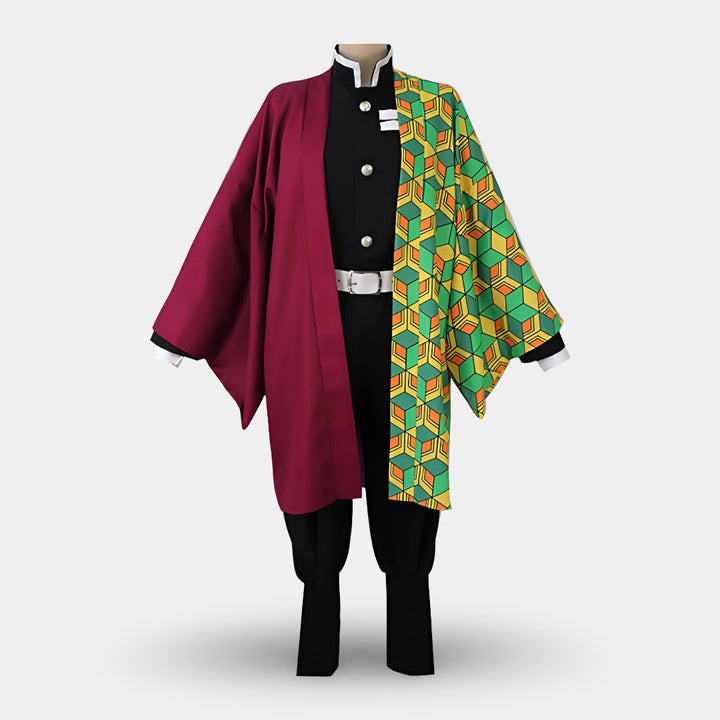 Halloween Anime Cosplay Costume with Split Haori Jacket and Set for Party and Convention
