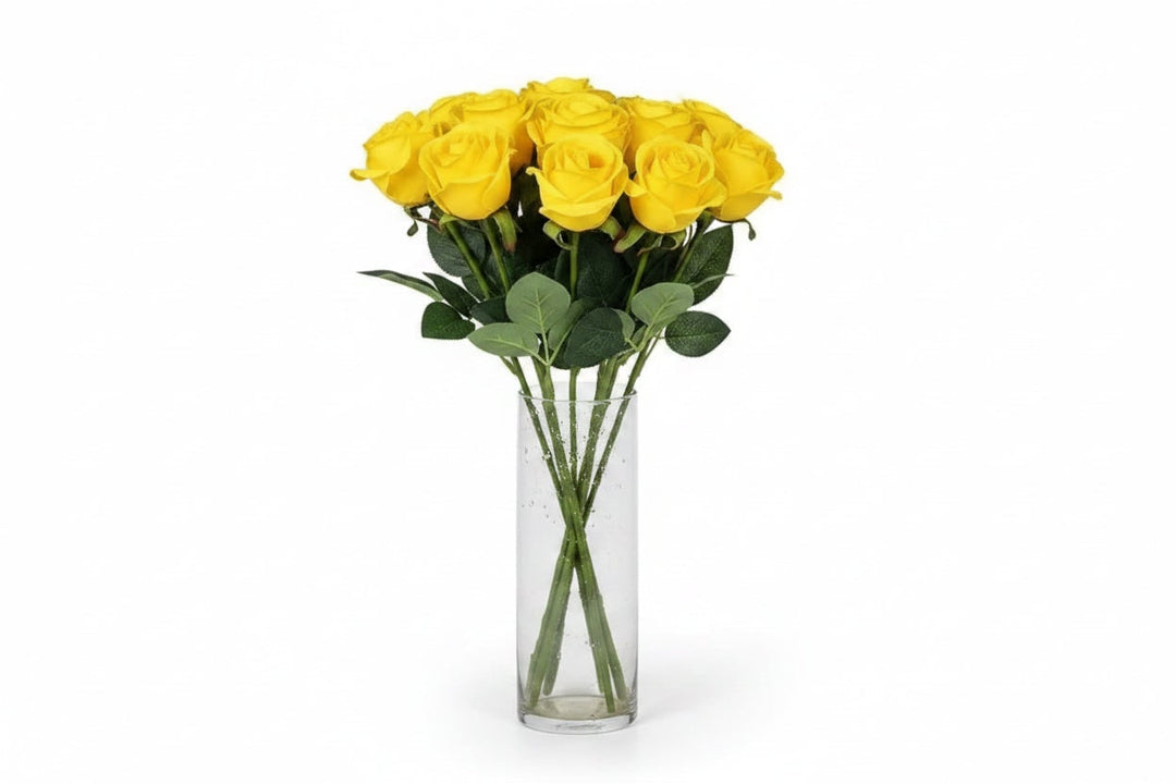 Halloween Artificial Roses Bulk in Vase with Stems for Seasonal Floral Decoration