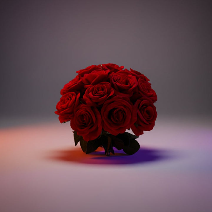 Halloween Artificial Roses Bulk in Vase with Stems for Seasonal Floral Decoration