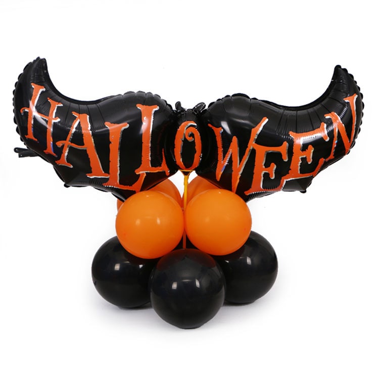 Halloween Balloon Decoration Arch Kit with Foil and Latex for Party