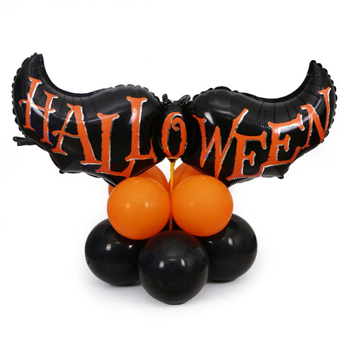 Halloween Balloon Decoration Arch Kit with Foil and Latex for Party