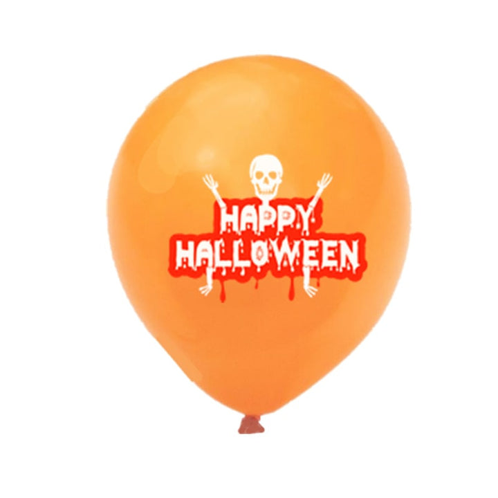 Halloween Balloons Latex Party with Spooky Printed Designs for Decoration Happy Birthday