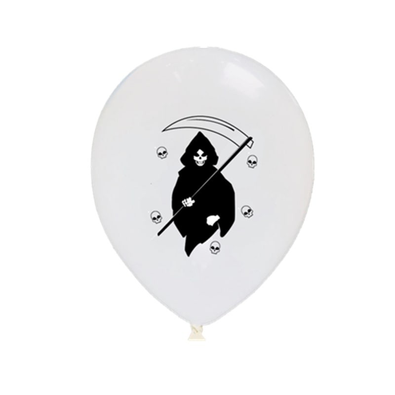 Halloween Balloons Latex Party with Spooky Printed Designs for Decoration Happy Birthday