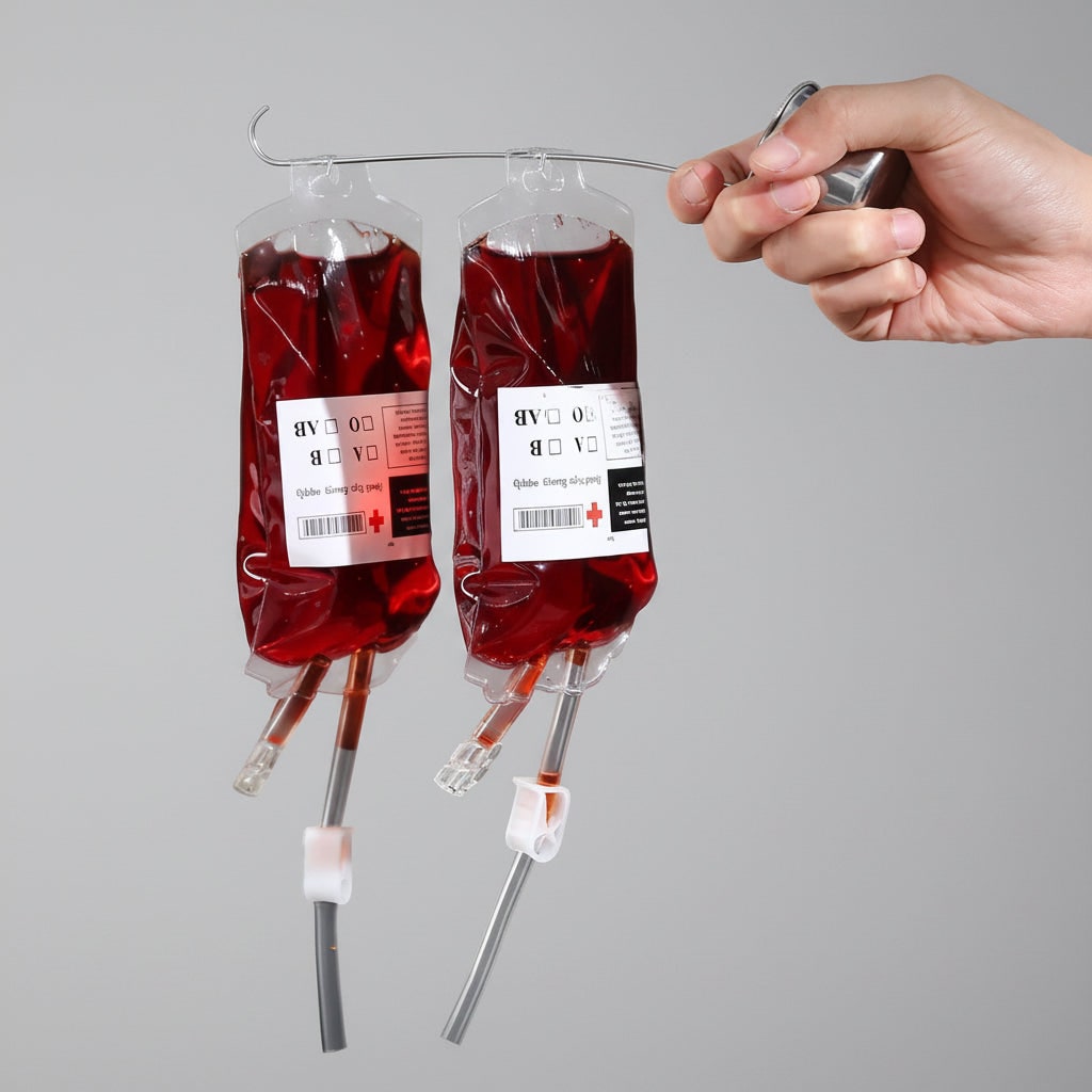 Halloween Blood Bag Pouches Hanging Toiletries Travel Makeup Organizer