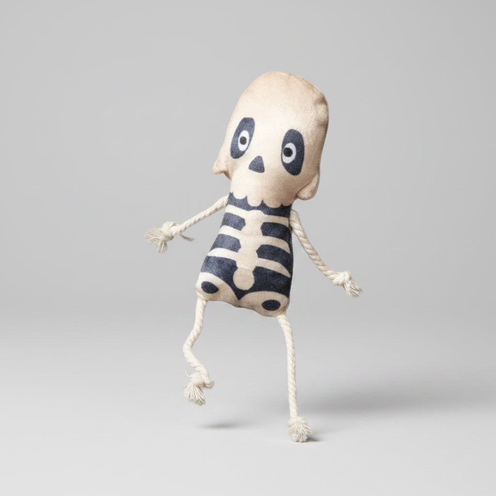 Halloween Cat Toys Catnip Stuffed Animal with Plush Ghost Skeleton Pumpkin Shapes for Kitten