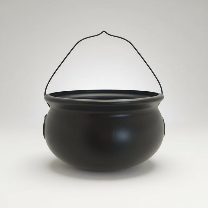 Halloween Cauldron Bucket with Handle for Party Decorations and Trick or Treat
