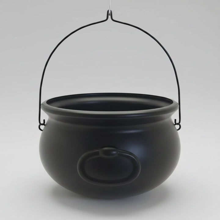 Halloween Cauldron Bucket with Handle for Party Decorations and Trick or Treat