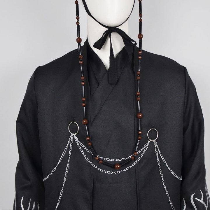 Halloween Cosplay Costume Korean Hanbok with Hat and Accessories Fantasy Set
