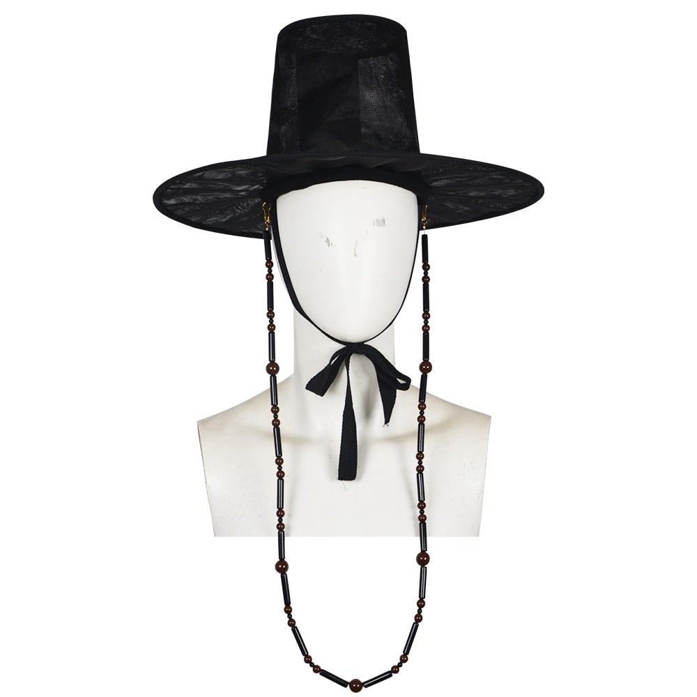 Halloween Cosplay Costume Korean Hanbok with Hat and Accessories Fantasy Set