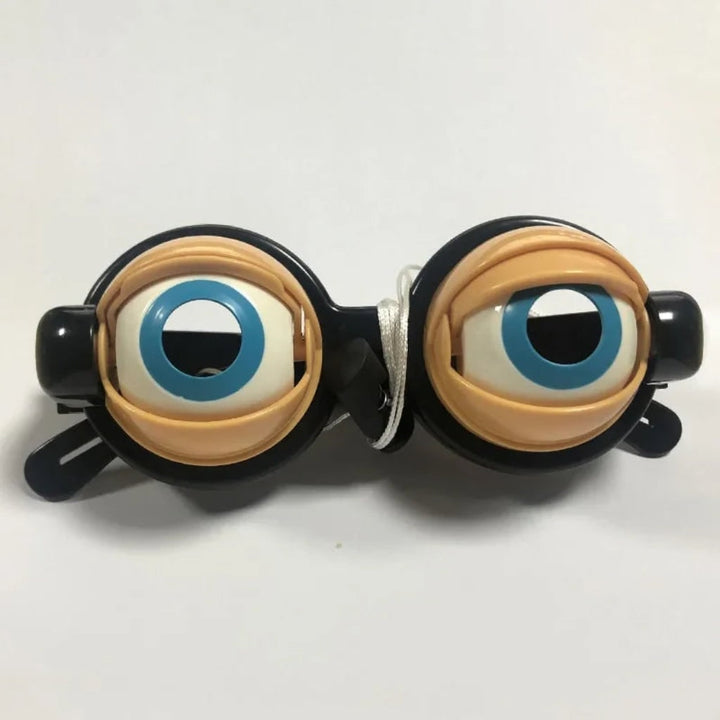 Halloween Crazy Eyes Glasses with Moving Eyelids Novelty Party Eyewear
