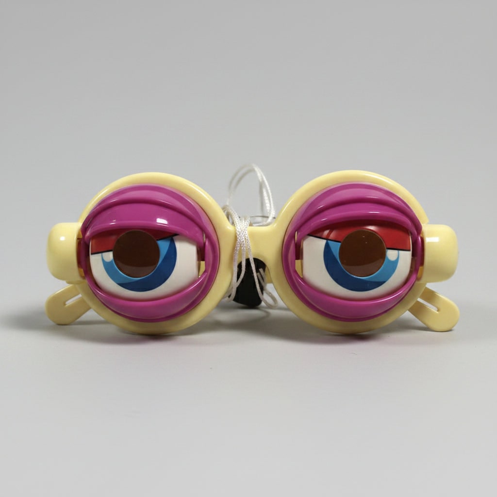 Halloween Crazy Eyes Glasses with String Control Novelty Prank Toy Affordable Prescription