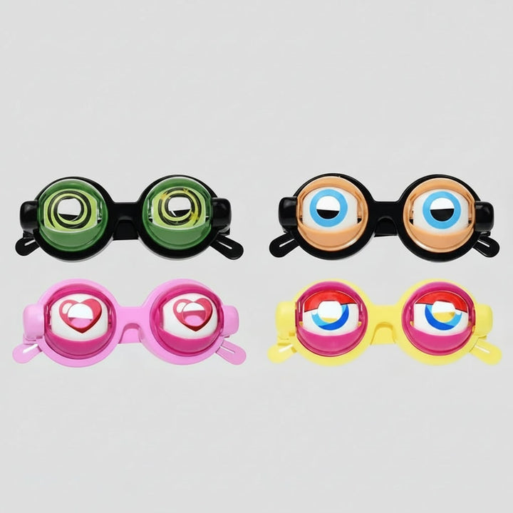 Halloween Crazy Eyes Glasses with String Control Novelty Prank Toy Affordable Prescription