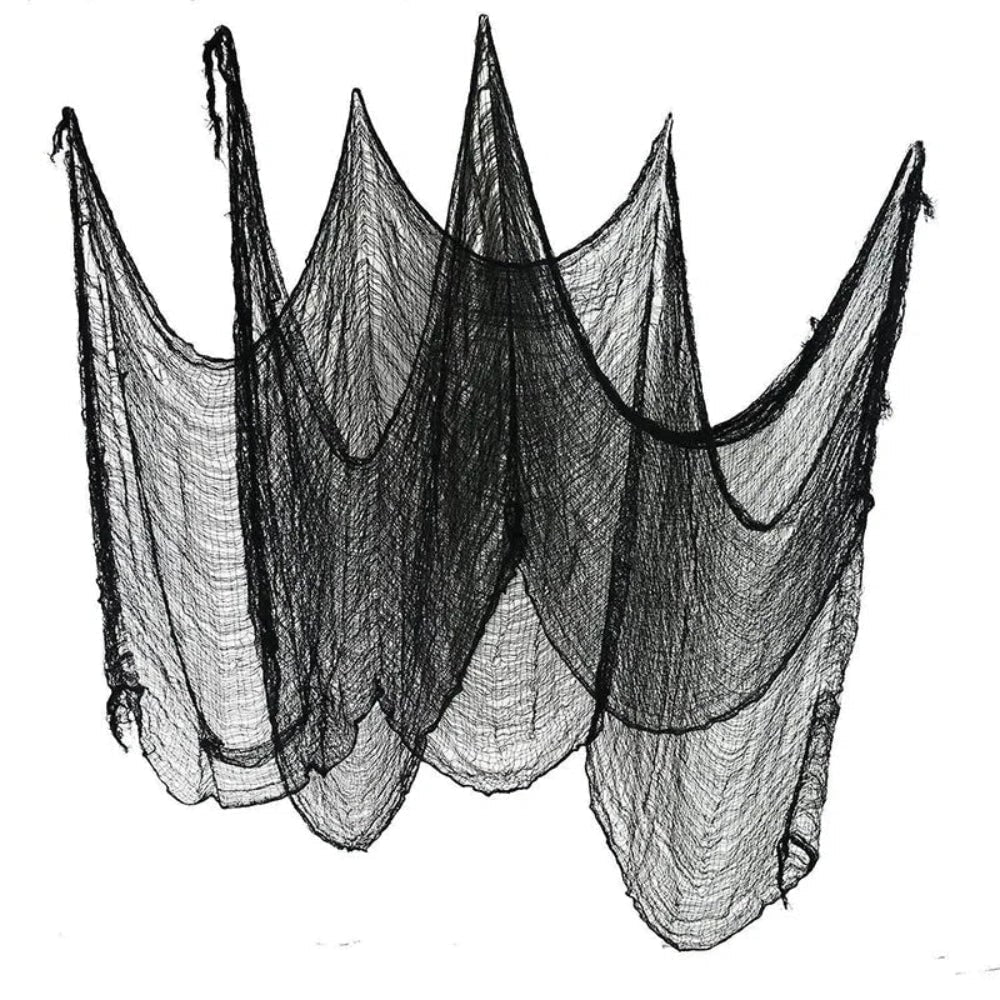 Halloween Creepy Cloth Gauze Black Spooky Decoration for Haunted House Party