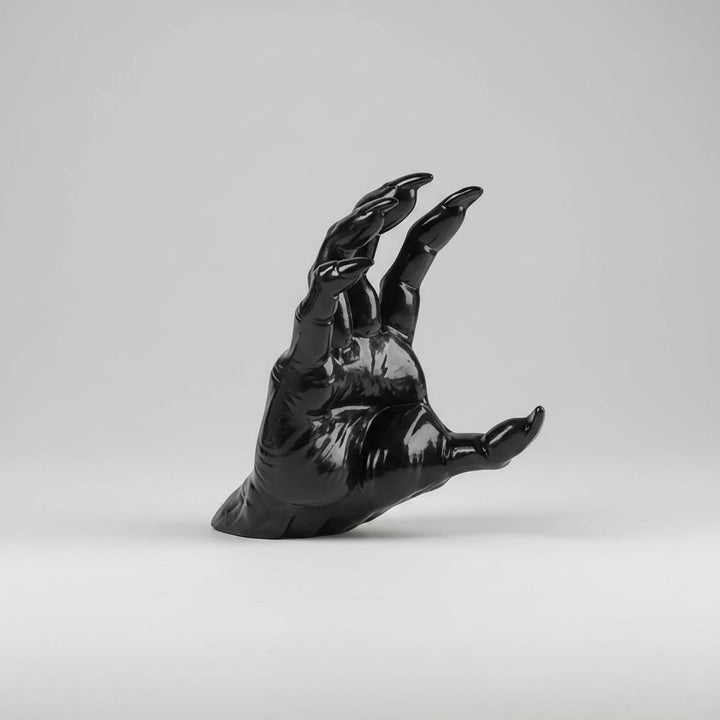 Halloween Creepy Hand Wall Decor Metal Artwork with Candle Holders for Spooky Gothic Decoration
