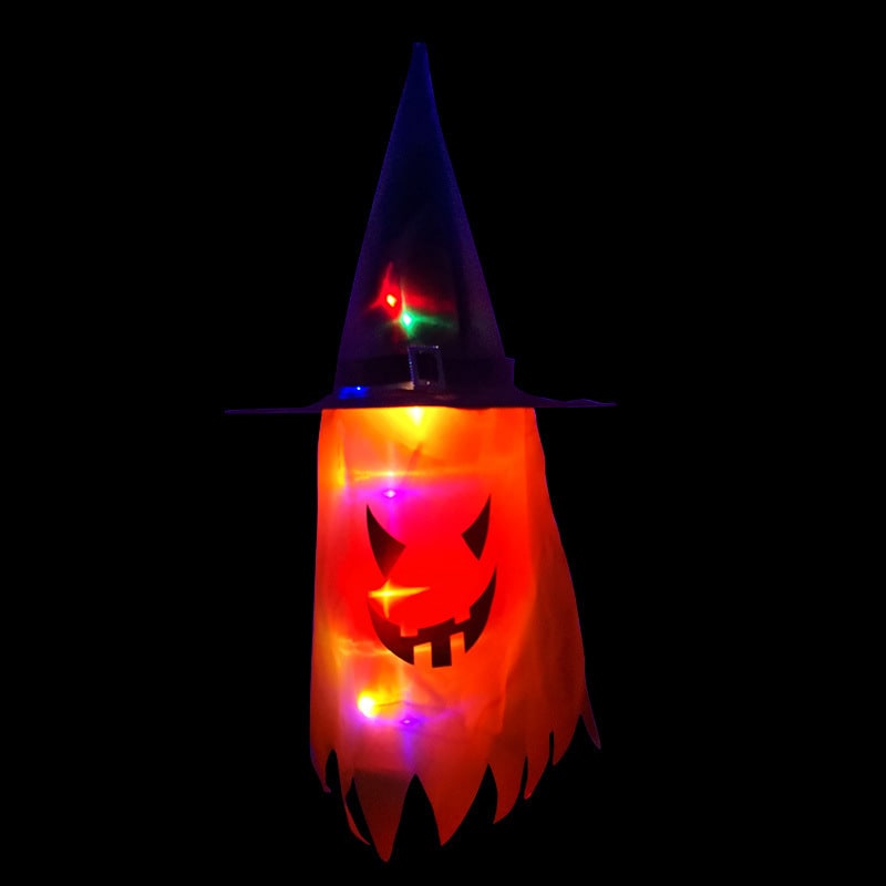 Halloween Decorations Hanging Lights with Lantern LED String Operated for Indoor Outdoor Party