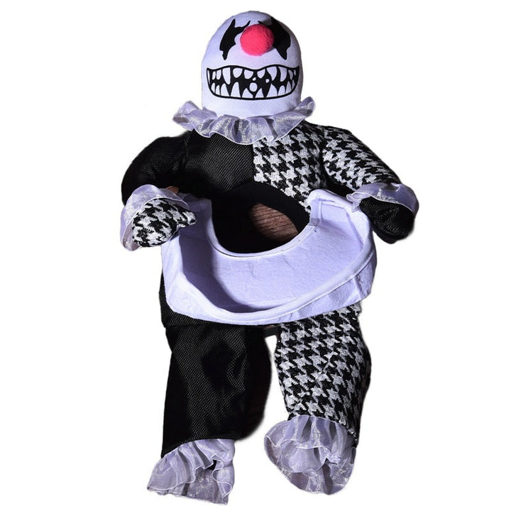 Halloween Dog Costume Funny Novelty with Hooded Design and Step-In Style for Small Human