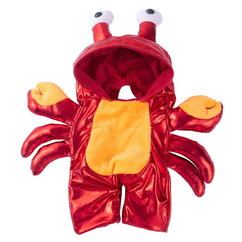 Halloween Dog Costume Funny Novelty with Hooded Design and Step-In Style for Small Human