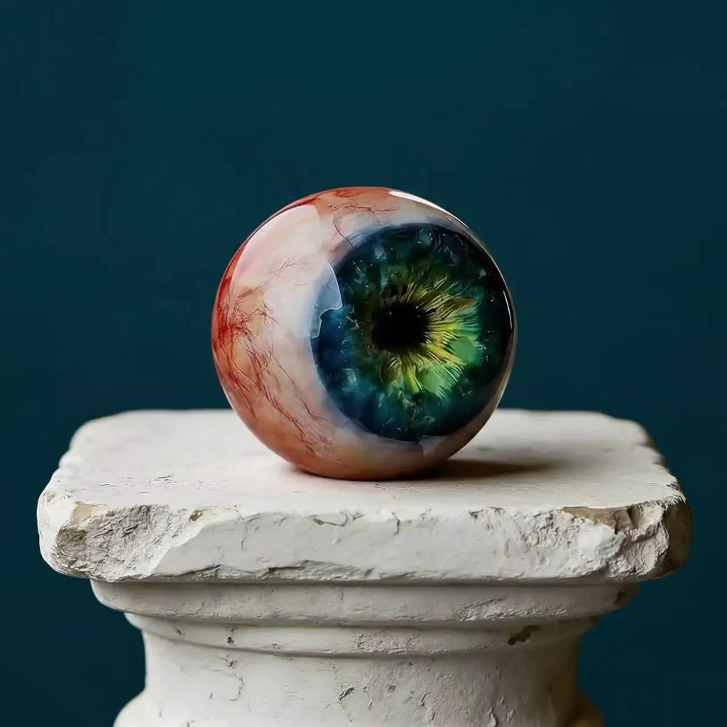 Halloween Eyeball Decoration with Stand for Party and Haunted House Display