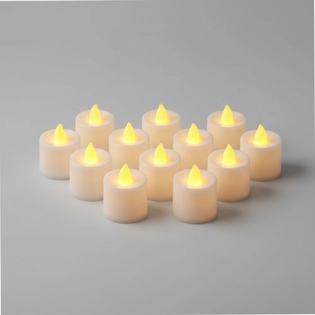 Halloween Flameless LED Candles Battery Operated Tea Lights and Pillar for Decoration