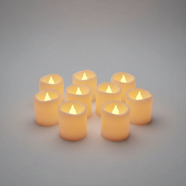 Halloween Flameless LED Candles Battery Operated Tea Lights and Pillar for Decoration
