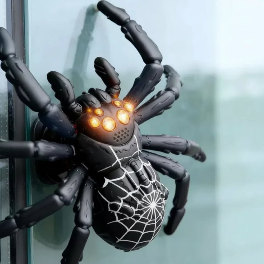 Halloween Foam Climbing Blocks Wall Toy Remote Control Spider and Lizard with LED Eyes for Play