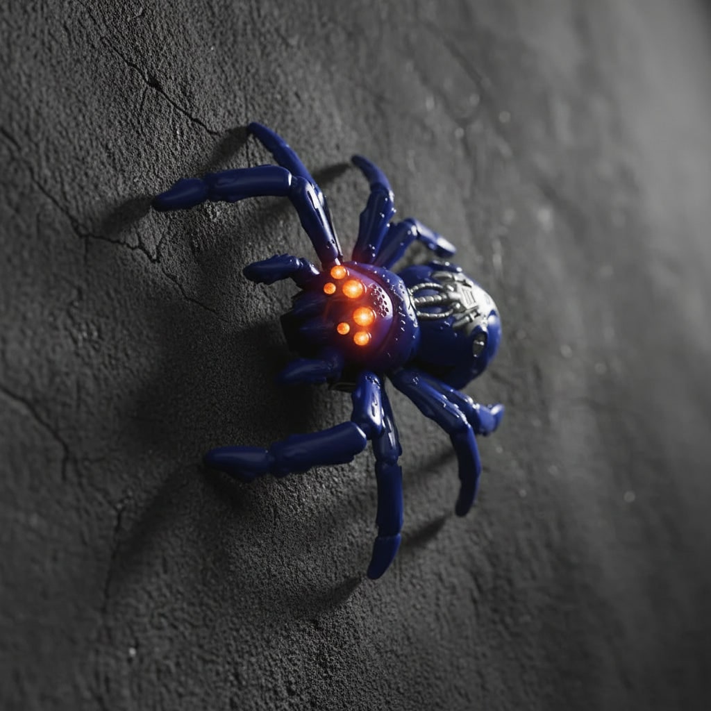 Halloween Foam Climbing Blocks Wall Toy Remote Control Spider and Lizard with LED Eyes for Play