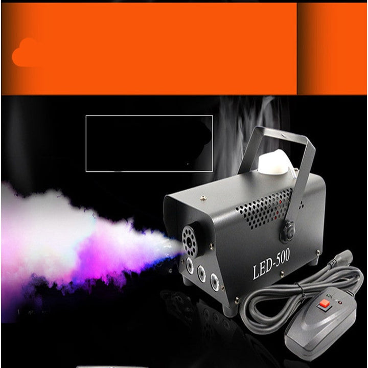 Halloween Fog Machine Smoke Mini Maker with LED Lights for Party Haunted House Water Based Fluid