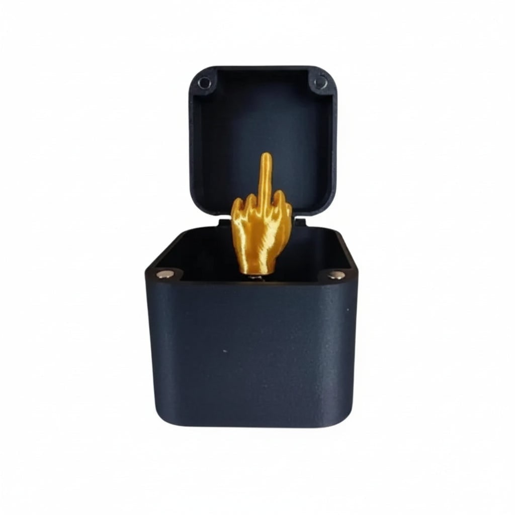 Halloween Gag Gift Prank Box with Pop-Up Spider Surprise for Party Tricks and Practical Jokes