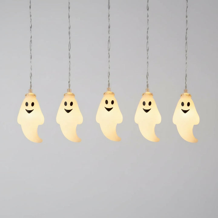 Halloween Ghost String Lights Battery Powered LED for Indoor Outdoor Decoration