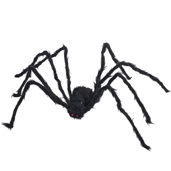 Halloween Giant Spider Decoration with Web for Outdoor Yard Party Prop