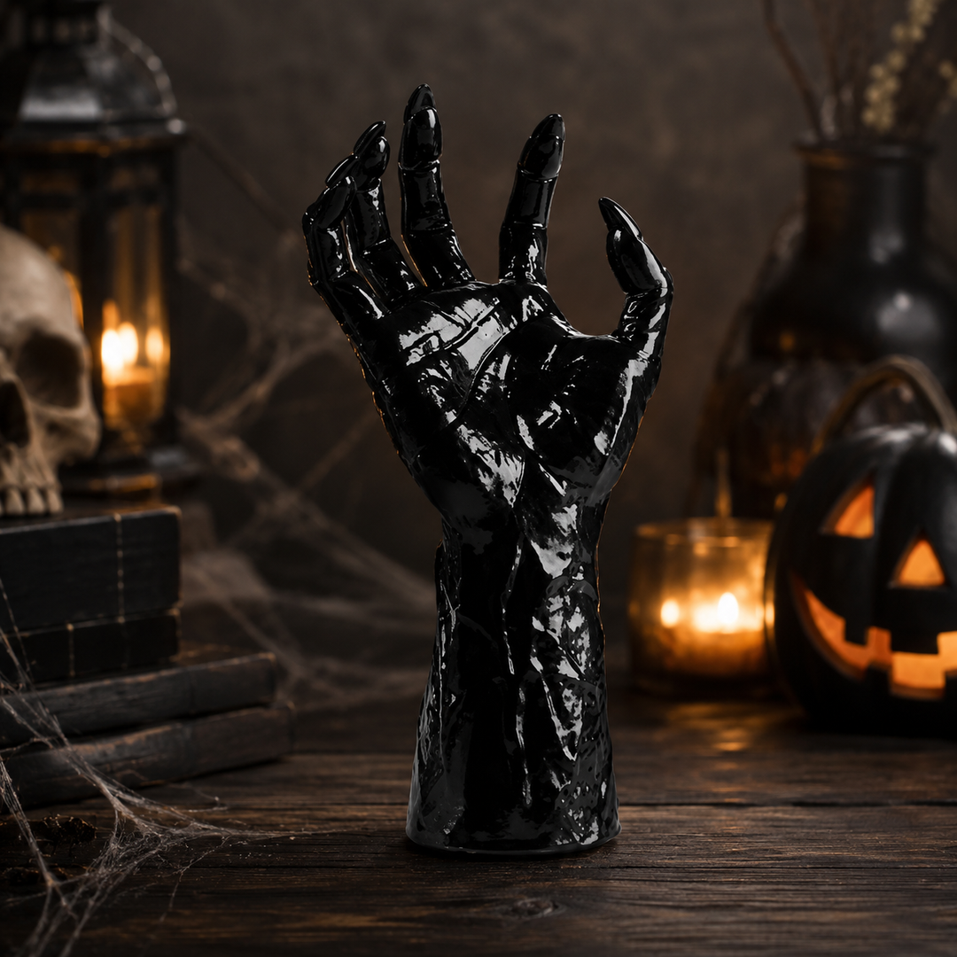 Halloween Gothic Wall Decor 3D Hand Candle Holders for Bathroom Dining Room Kitchen