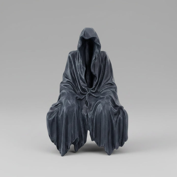 Halloween Grim Reaper Statue Spooky Gothic Resin Decoration for Haunted House