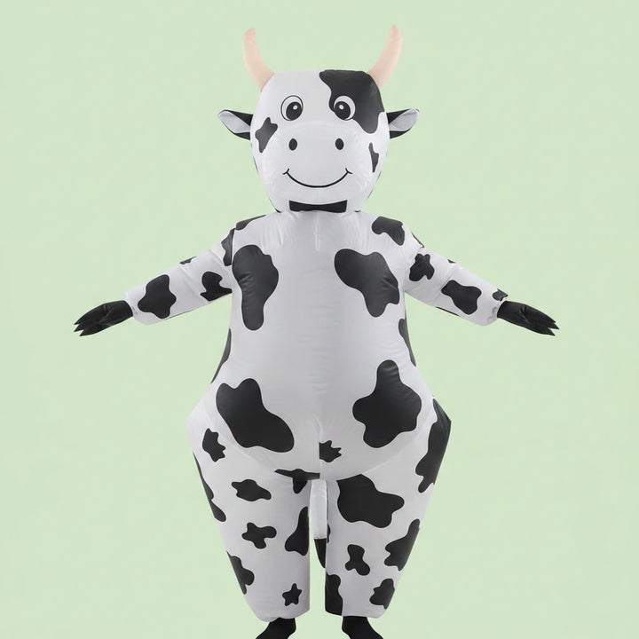 Halloween Inflatable Cow Costume for Funny Full Body Animal Suit Youth