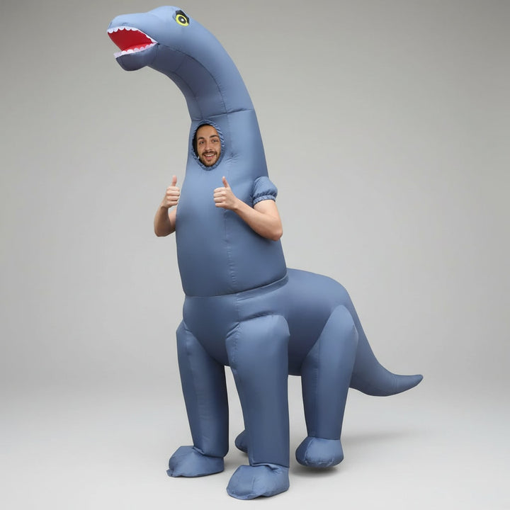 Halloween Inflatable Dinosaur Costume with Long Neck and Suit Design