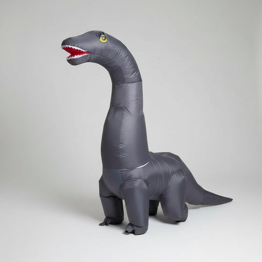 Halloween Inflatable Dinosaur Costume with Long Neck and Suit Design