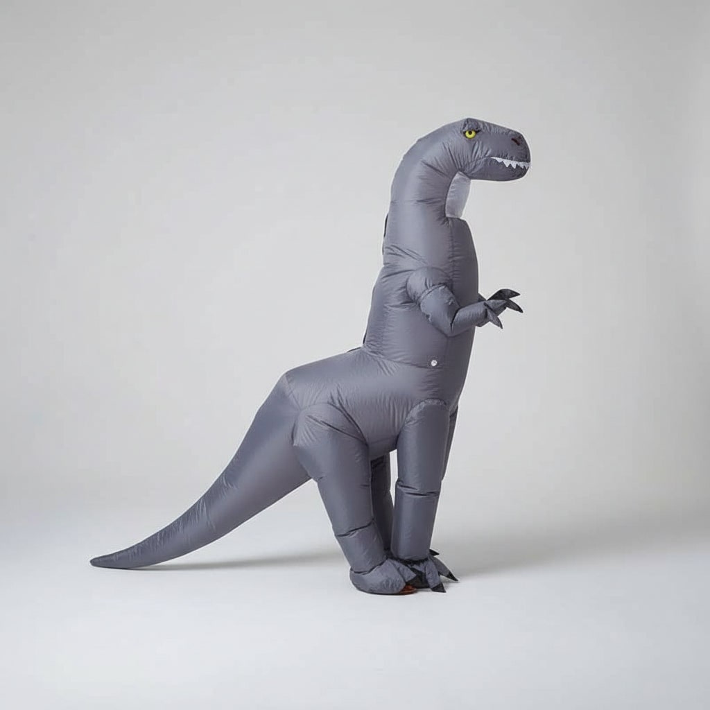 Halloween Inflatable Dinosaur Costume with Long Neck and Suit Design