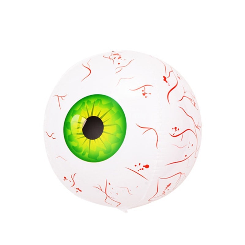 Halloween Inflatable Eyeball Balloon Outdoor Yard Decoration with Bloodshot Design