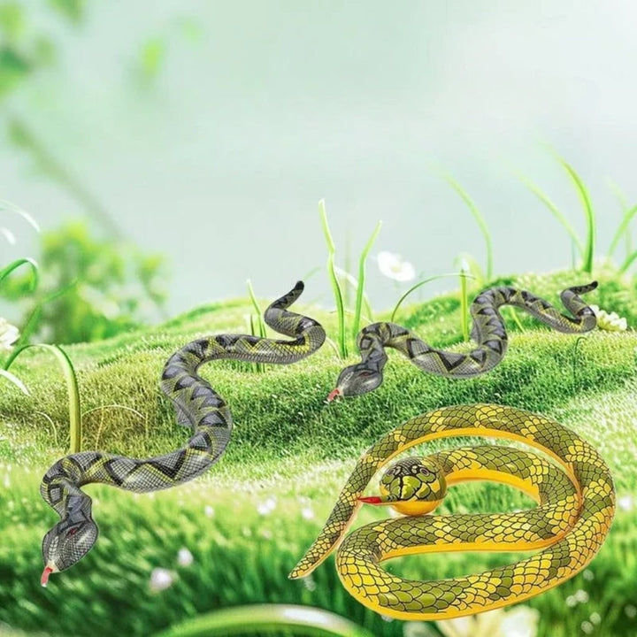 Halloween Inflatable Rubber Boa Snake Toy Water Stuffed Animal Decoration Radio Controlled
