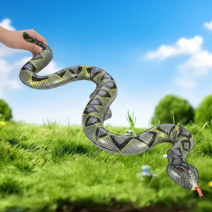 Halloween Inflatable Rubber Boa Snake Toy Water Stuffed Animal Decoration Radio Controlled