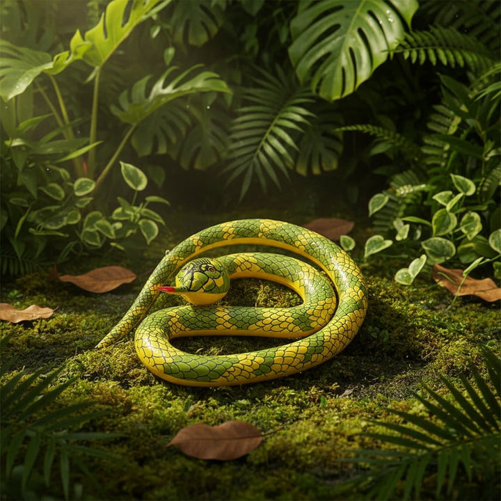 Halloween Inflatable Snake Prop for Outdoor Garden Yard Party Decoration